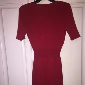 Liz Claiborne Petite Red sweater dress